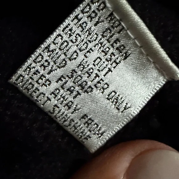 Black Cardigan with Red and Plaid Accents - Picture 6 of 6